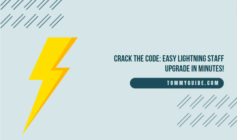 Lightning Staff Upgrade