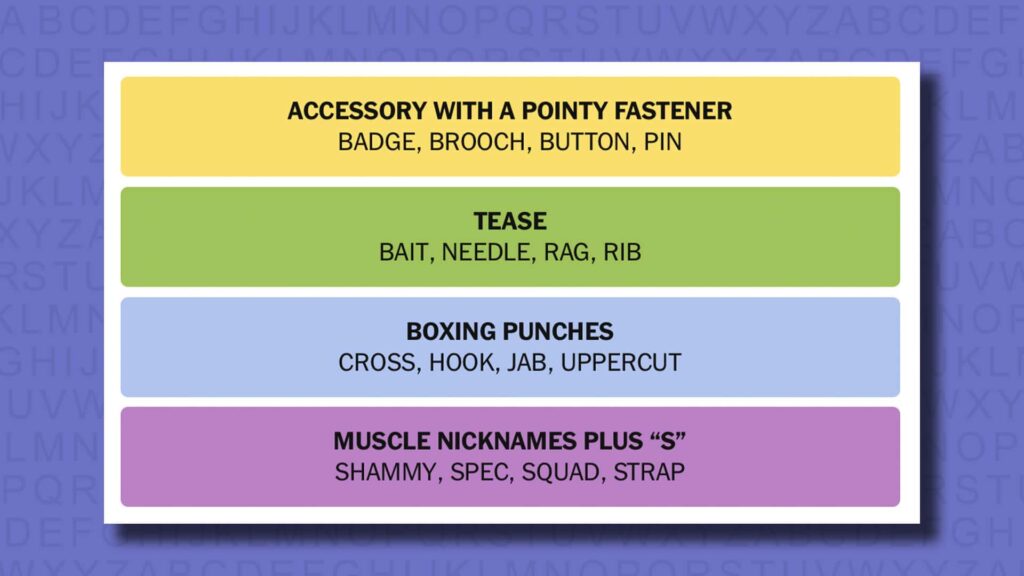 August 6 Connections Hints