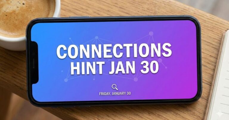 Connections Hint Jan 30
