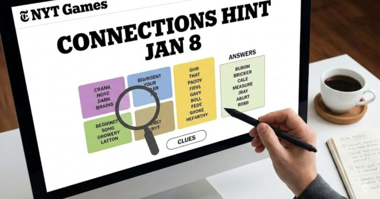 Connections hint Jan 8