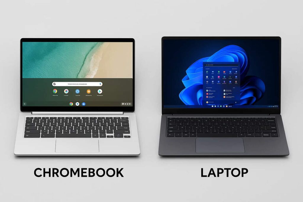 Difference Between Chromebook and Laptop
