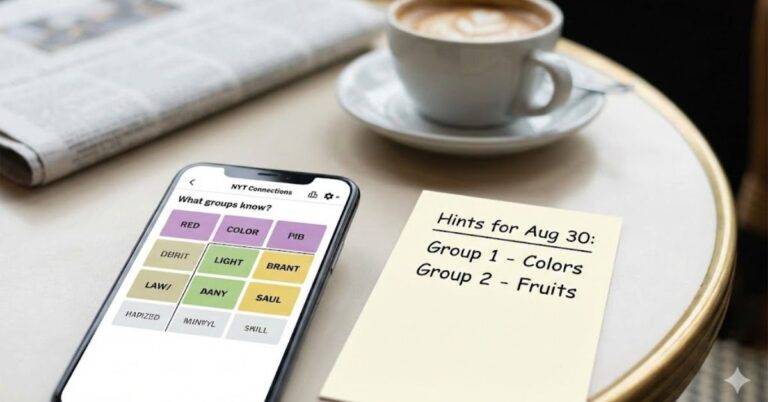 NYT Connections Hints August 30