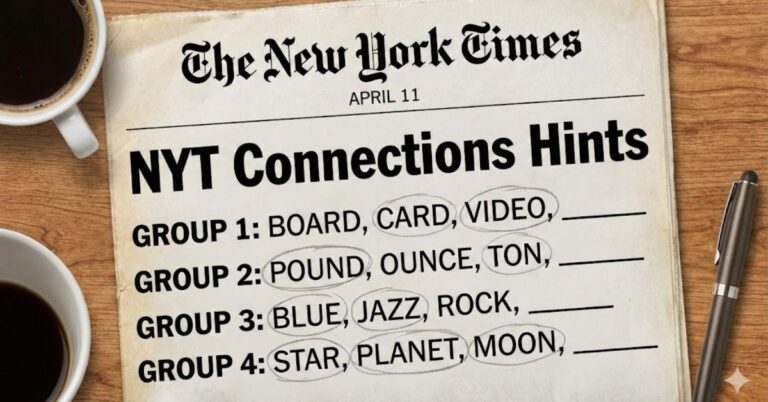NYT Connections Hints April 11