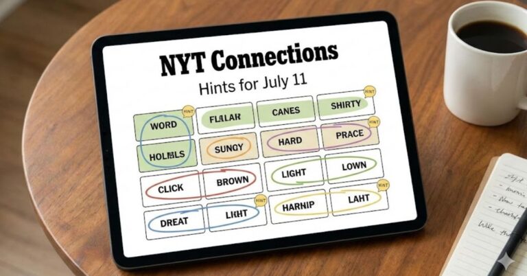 NYT Connections Hints July 11