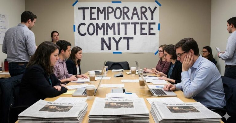 like a temporary committee nyt