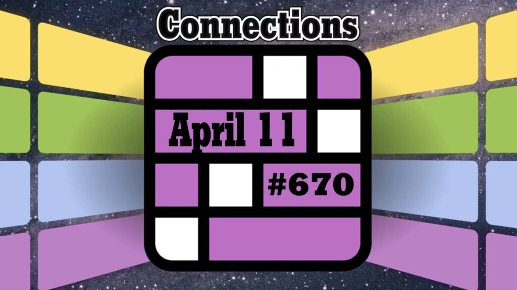 NYT Connections Hints April 11