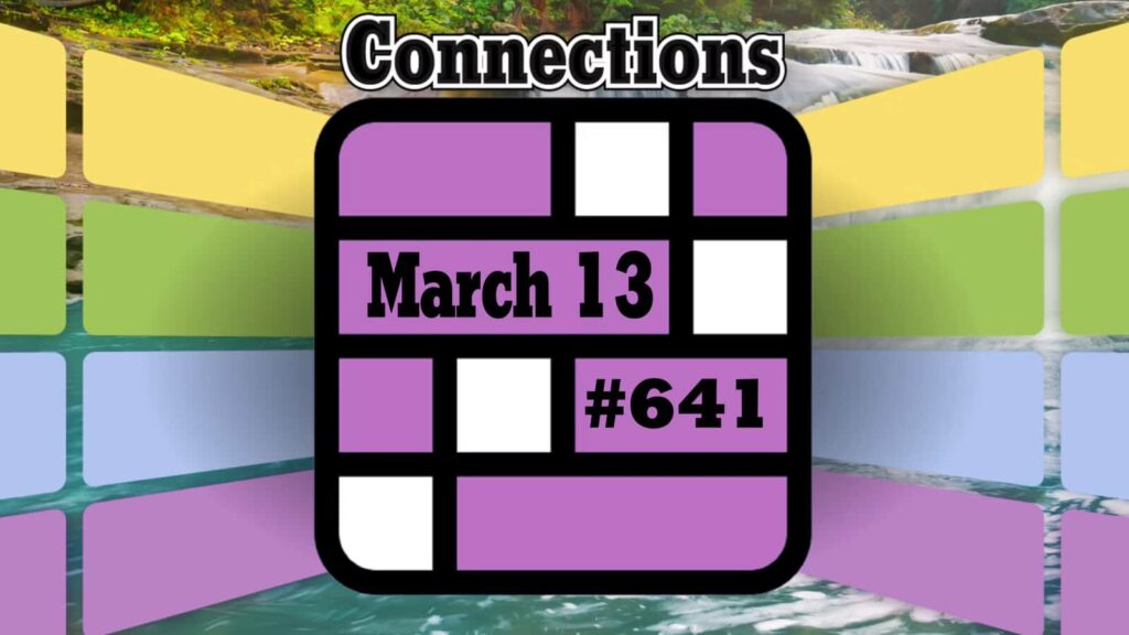 Connections Hint March 13