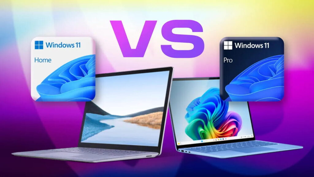windows 11 home vs pro